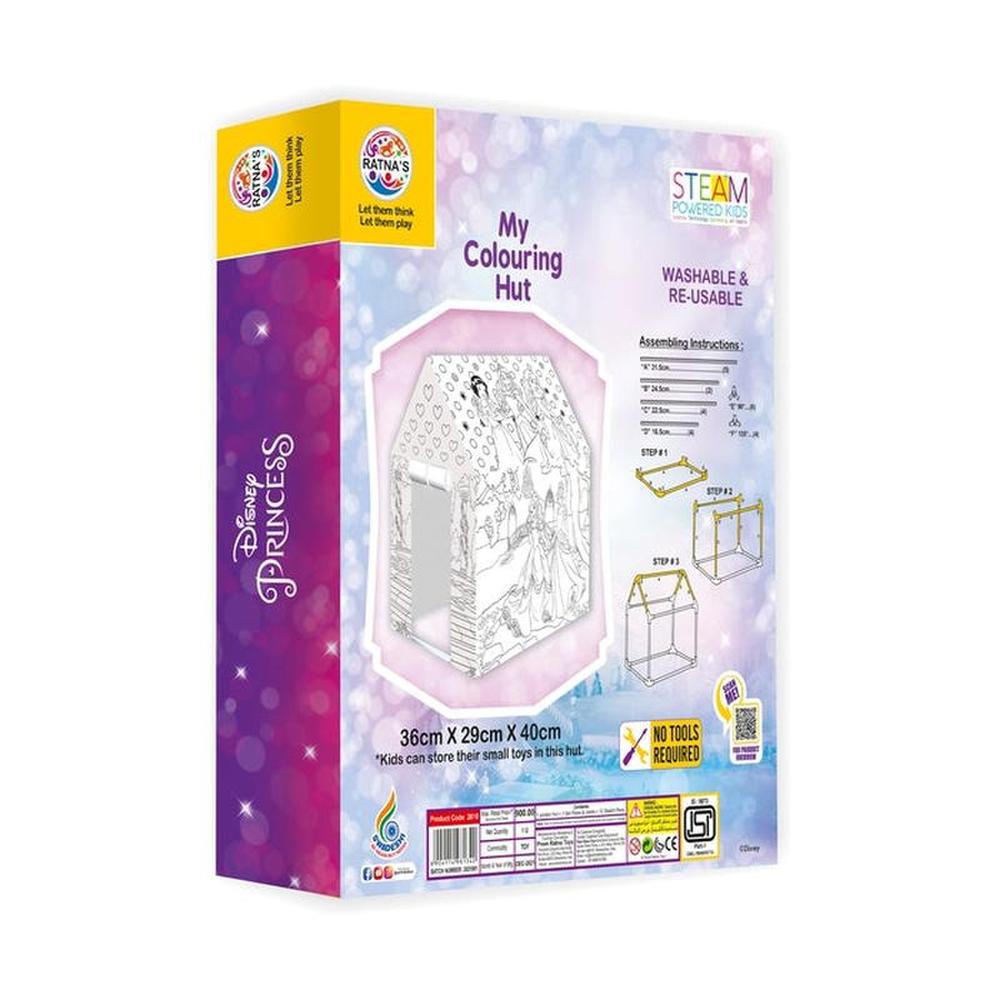 Ratna's Original Princess Theme Washable & Reusable Colouring Hut | Licensed Disney Toy