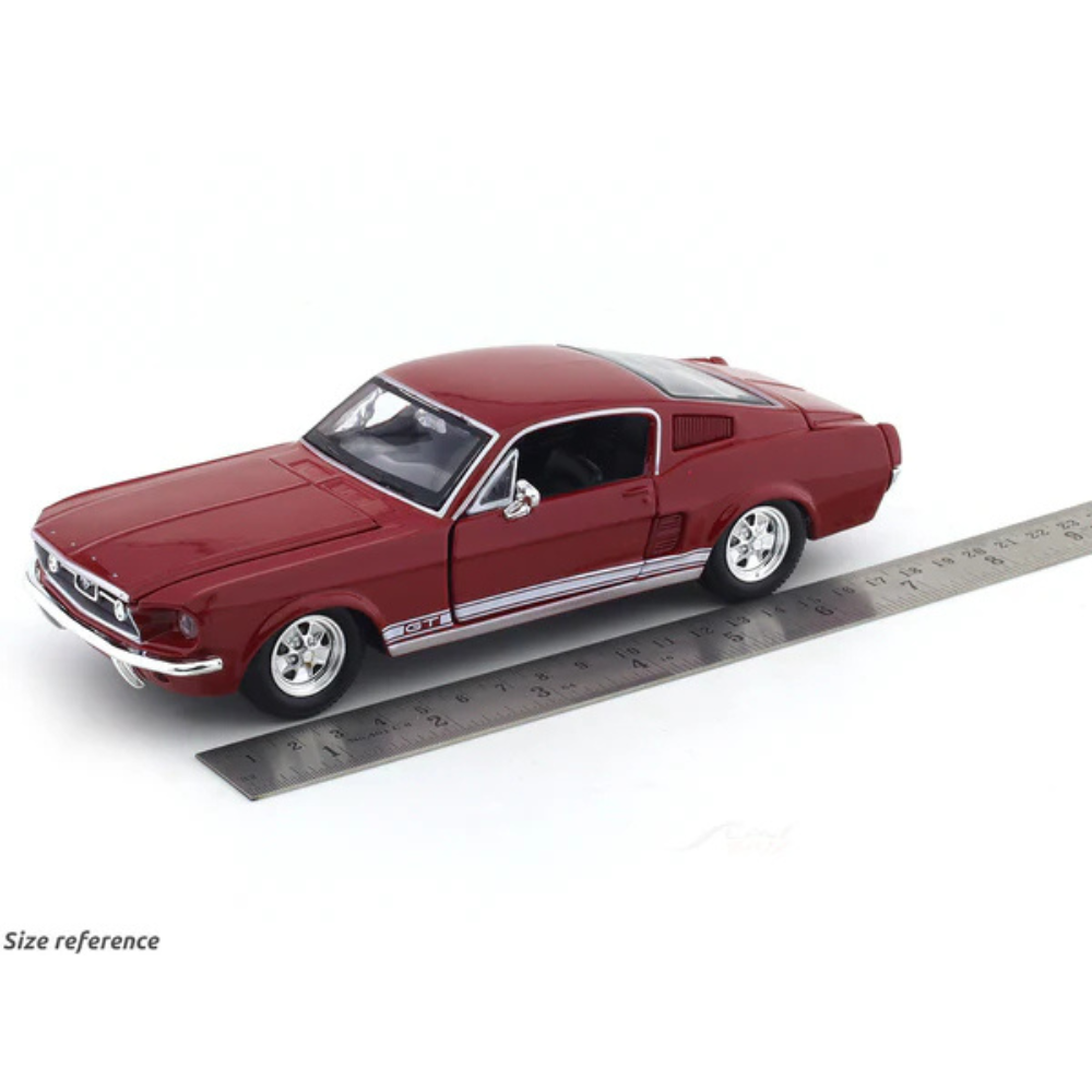 Maisto Original 1967 Ford Mustang GT Licensed Diecast Car | 1:24 Scale (14 Years till Grown Ups)