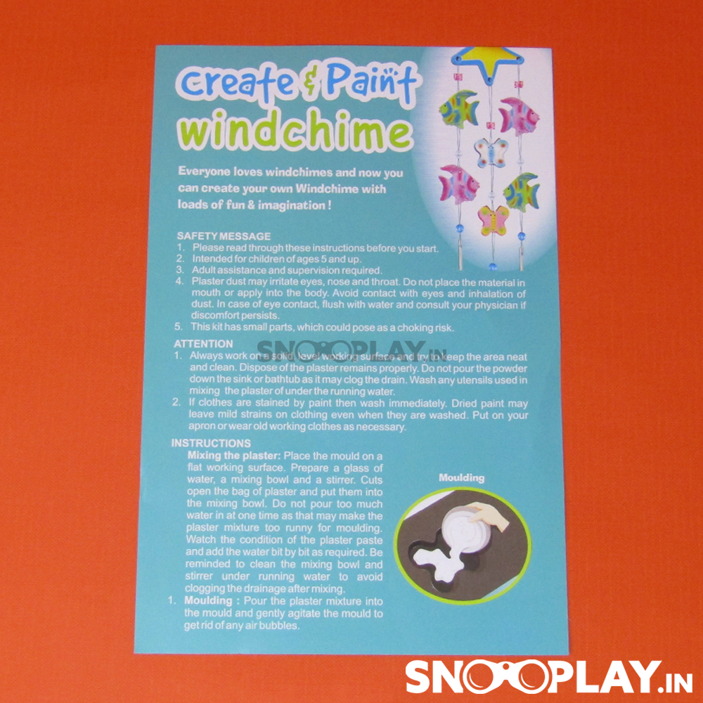 Ekta Create and Paint Windchime DIY Craft Kit