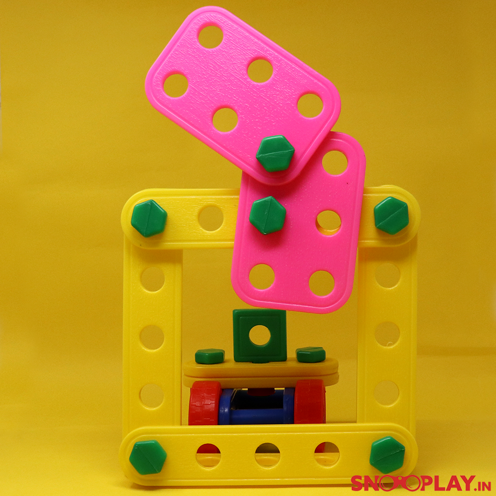 Girnar Little Engineer Building Blocks Bucket (2-6 Years)