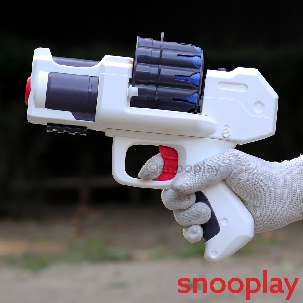 2 in 1 Lunar Range6-14r Remote Controlled Launching Blaster & Tank with Spray Effect (6-14 Years)