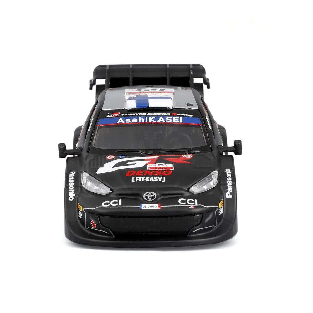 Bburago Original Toyota GR Yaris Rally 1 Hybrid Licensed Diecast Car | 1:43 Scale (14 Years till Grown Ups)