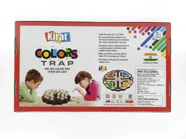 Kirat Colours Trap 2-in-1 Memory Game