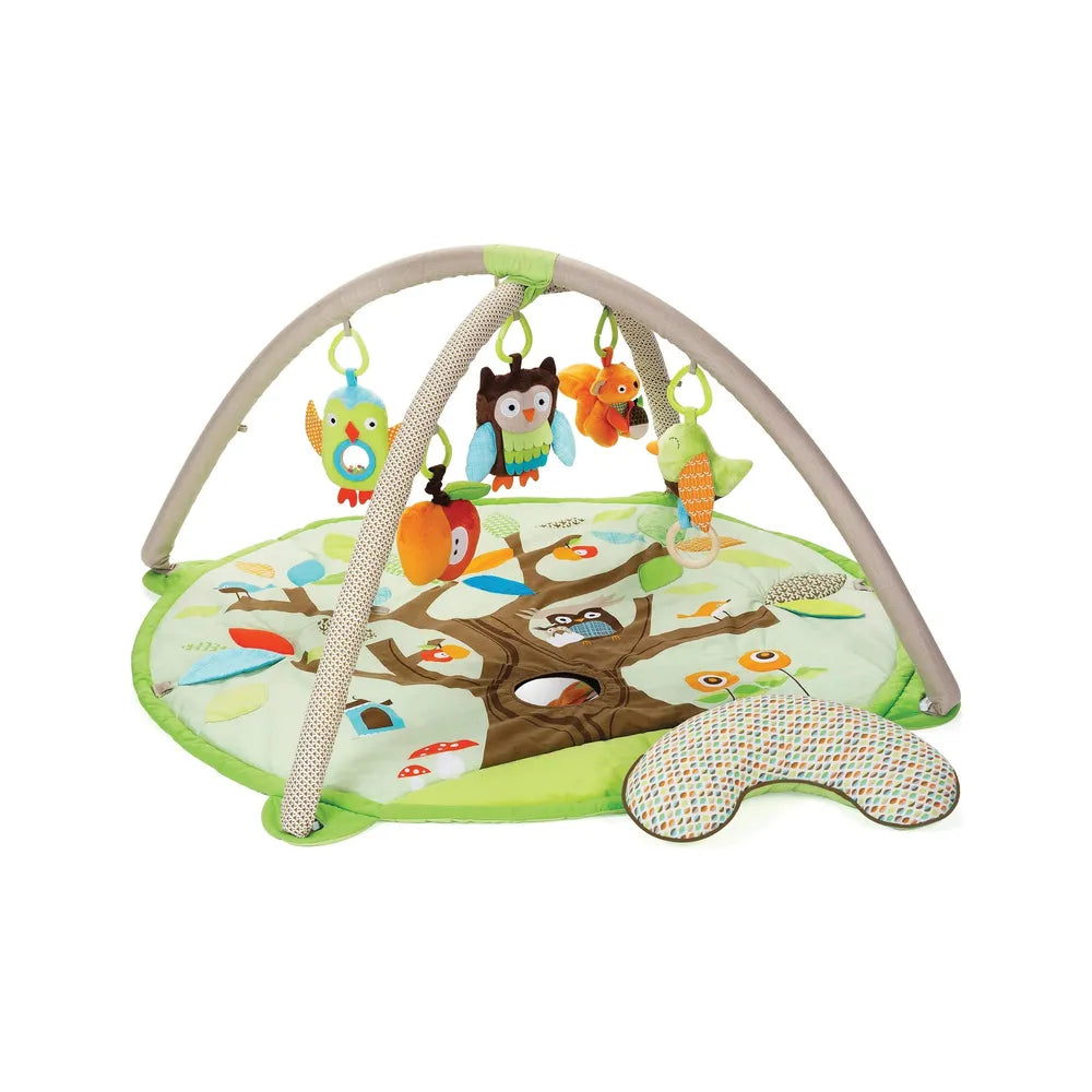 Skip Hop Treetop Friends Baby Activity Gym - Tummy Time, Overhead Play, Playmat | 17 Developmental Activities