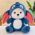 CuddleNest Blue Costume Teddy Bear Plush Toy - 30cm