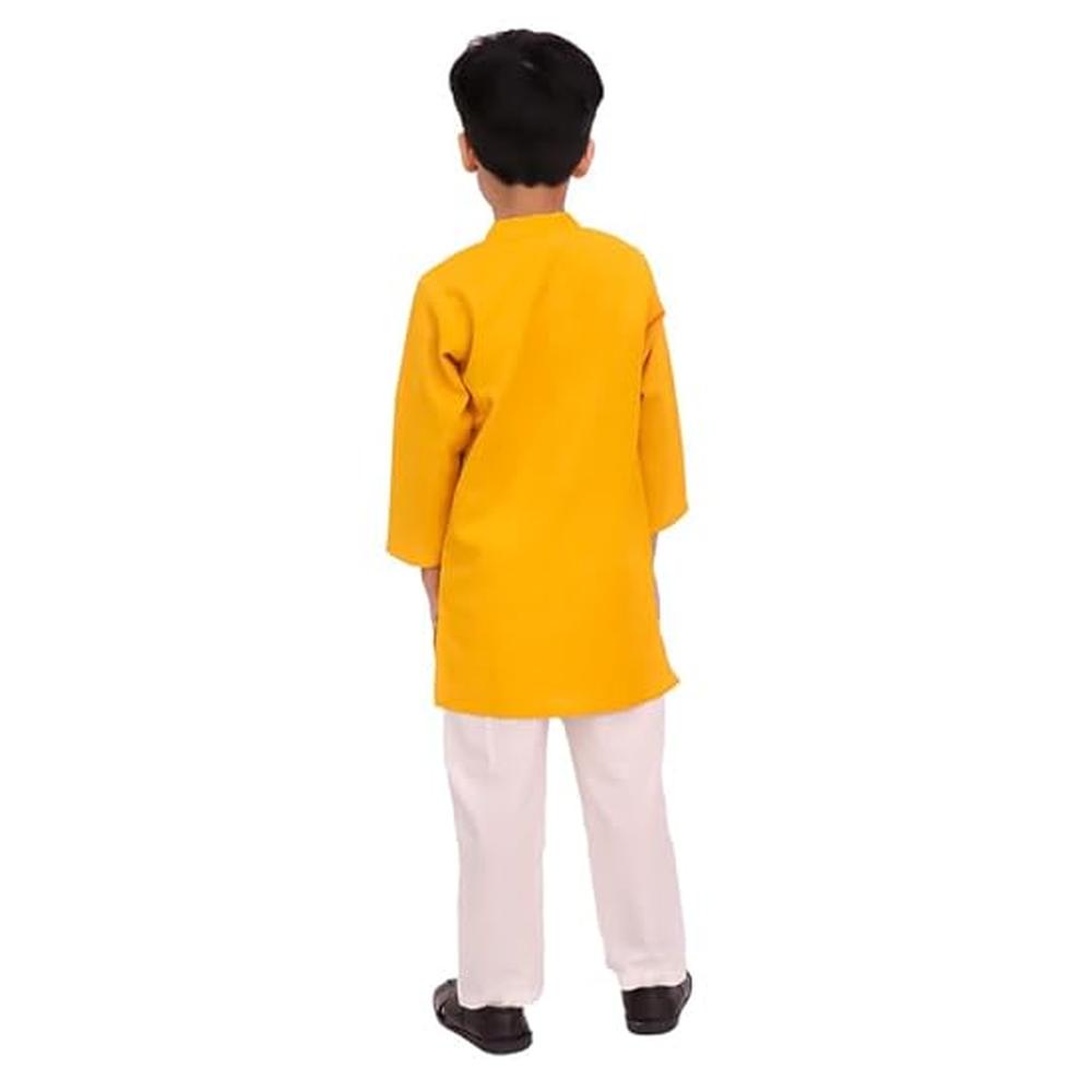 Little Ginnie Cotton Kurta Pajama Set for Boys | Multicolor Ethnic Wear