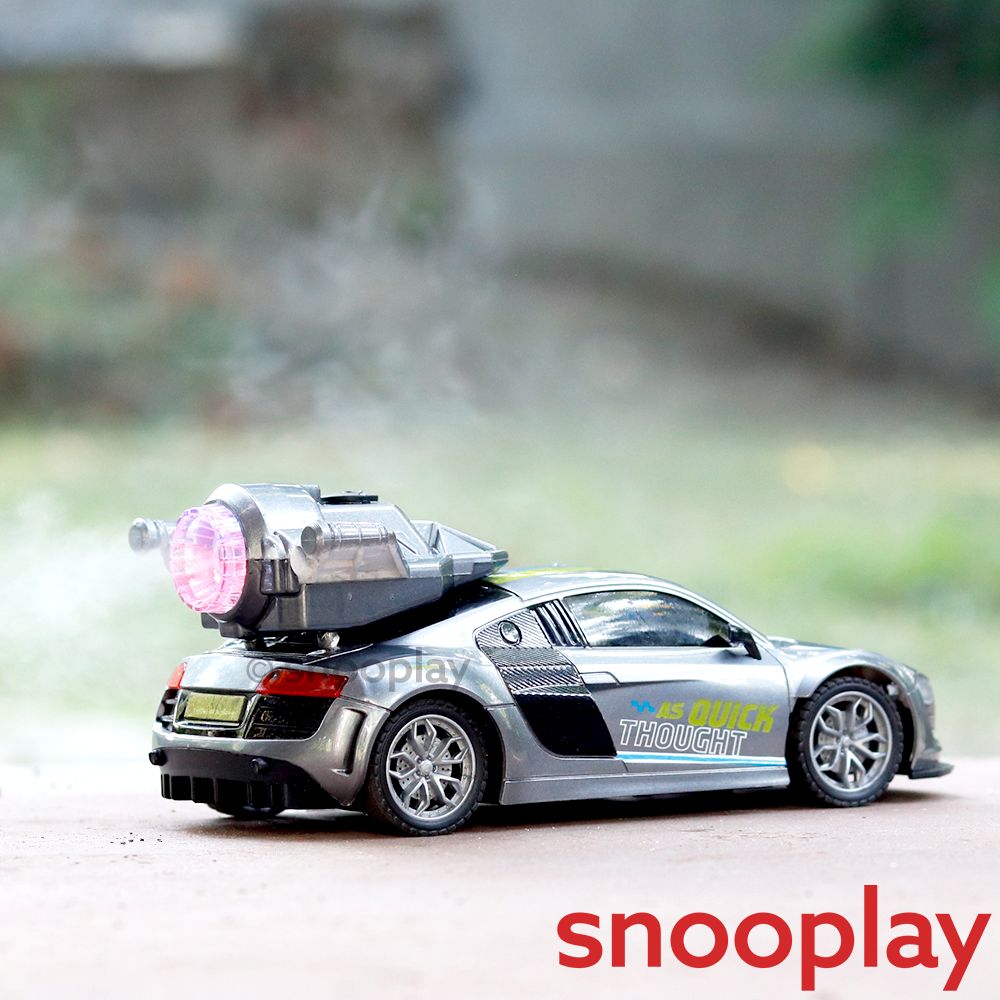 Remote Control Speed Racer Car with App Control & Smoke Spray | 1:24 Scale (5-12 Years) | Assorted Designs & Colors