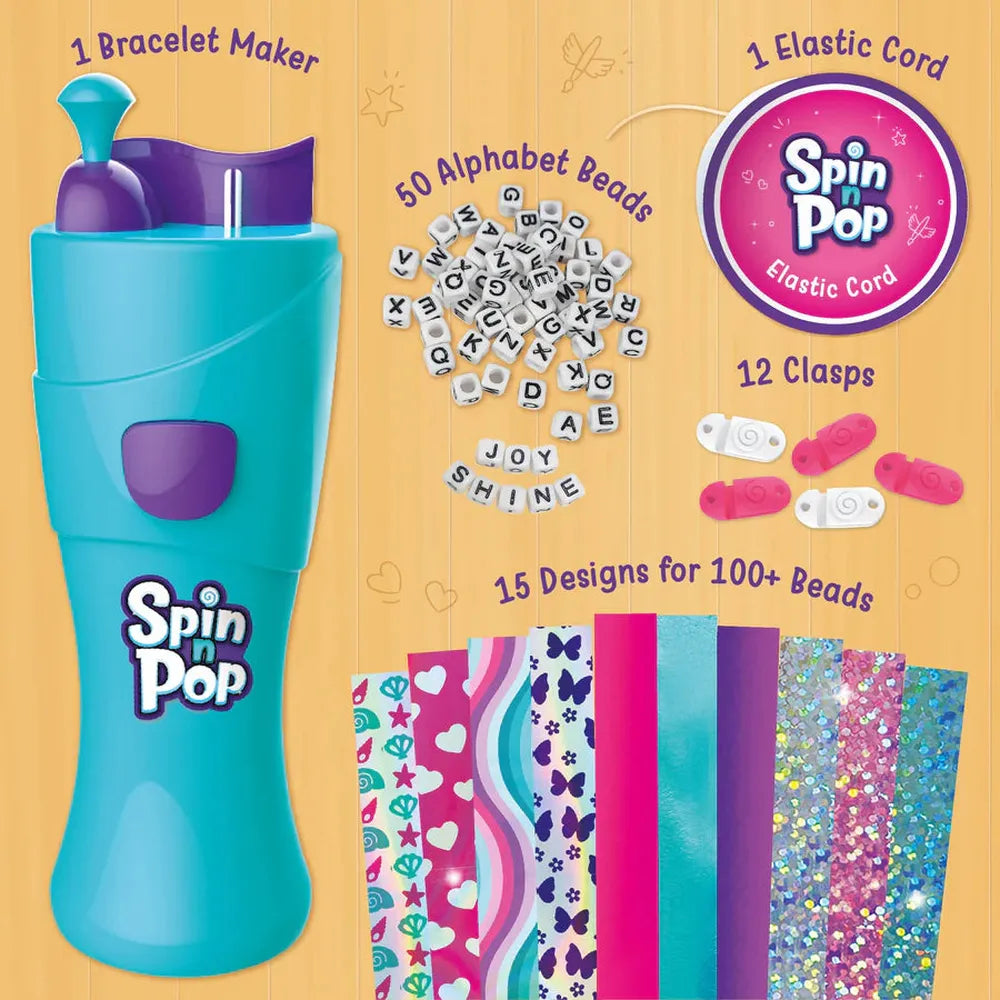 Imagimake Spin n Pop DIY Bracelet Maker Kit