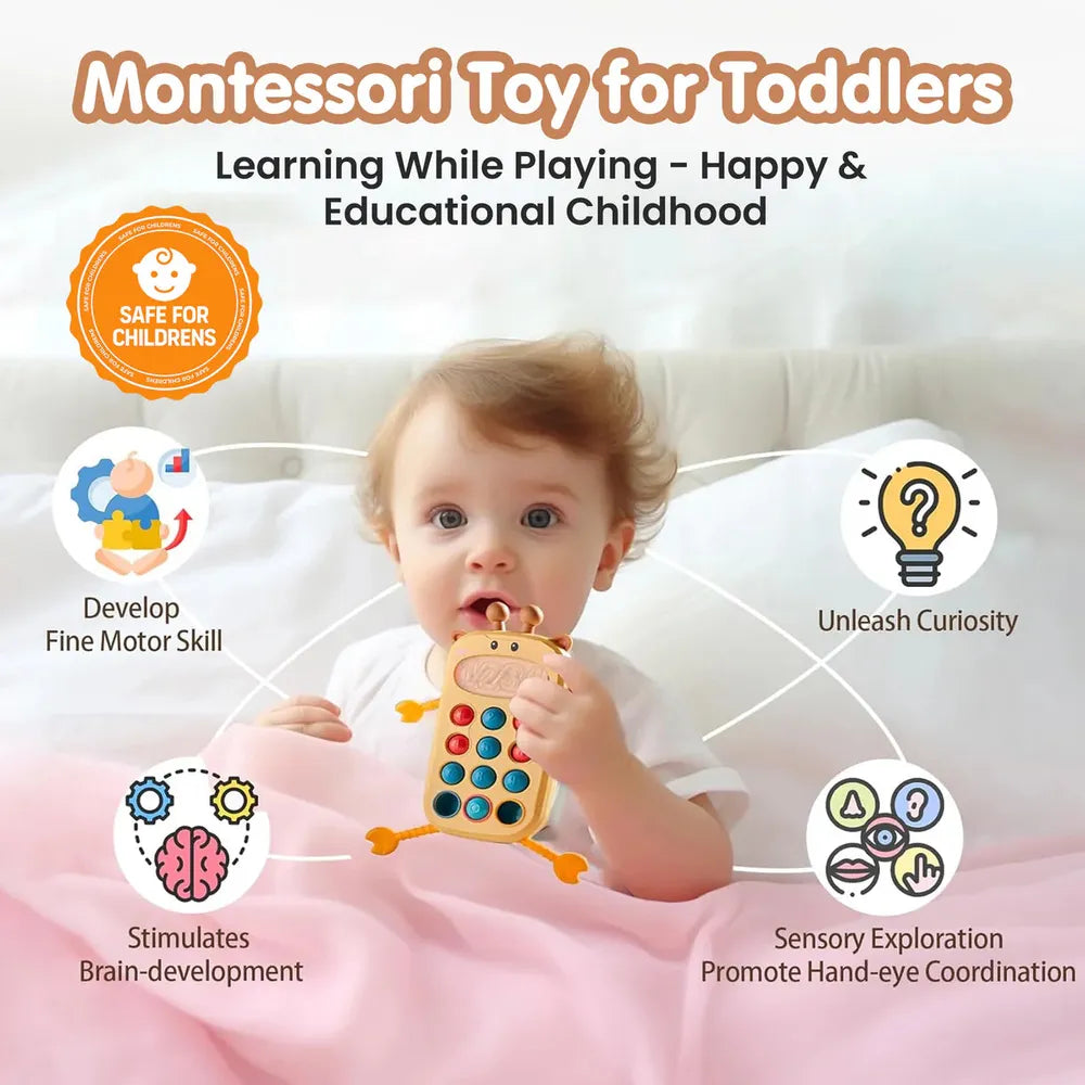 Kidology Baby Phone Maze Sensory Montessori Toy