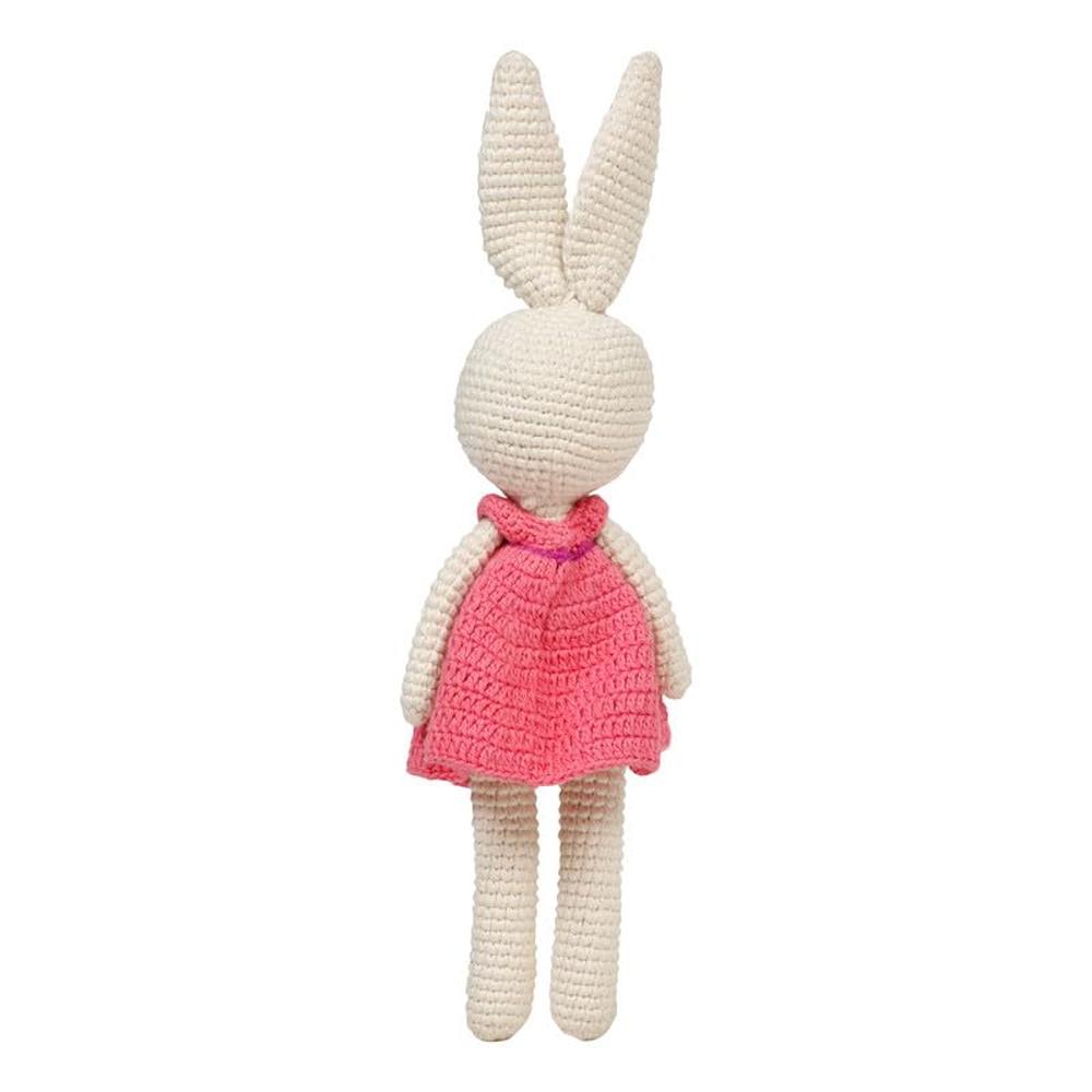 Little Ginnie Bunny Crochet Soft Toy | Handmade & Washable Crochet Doll