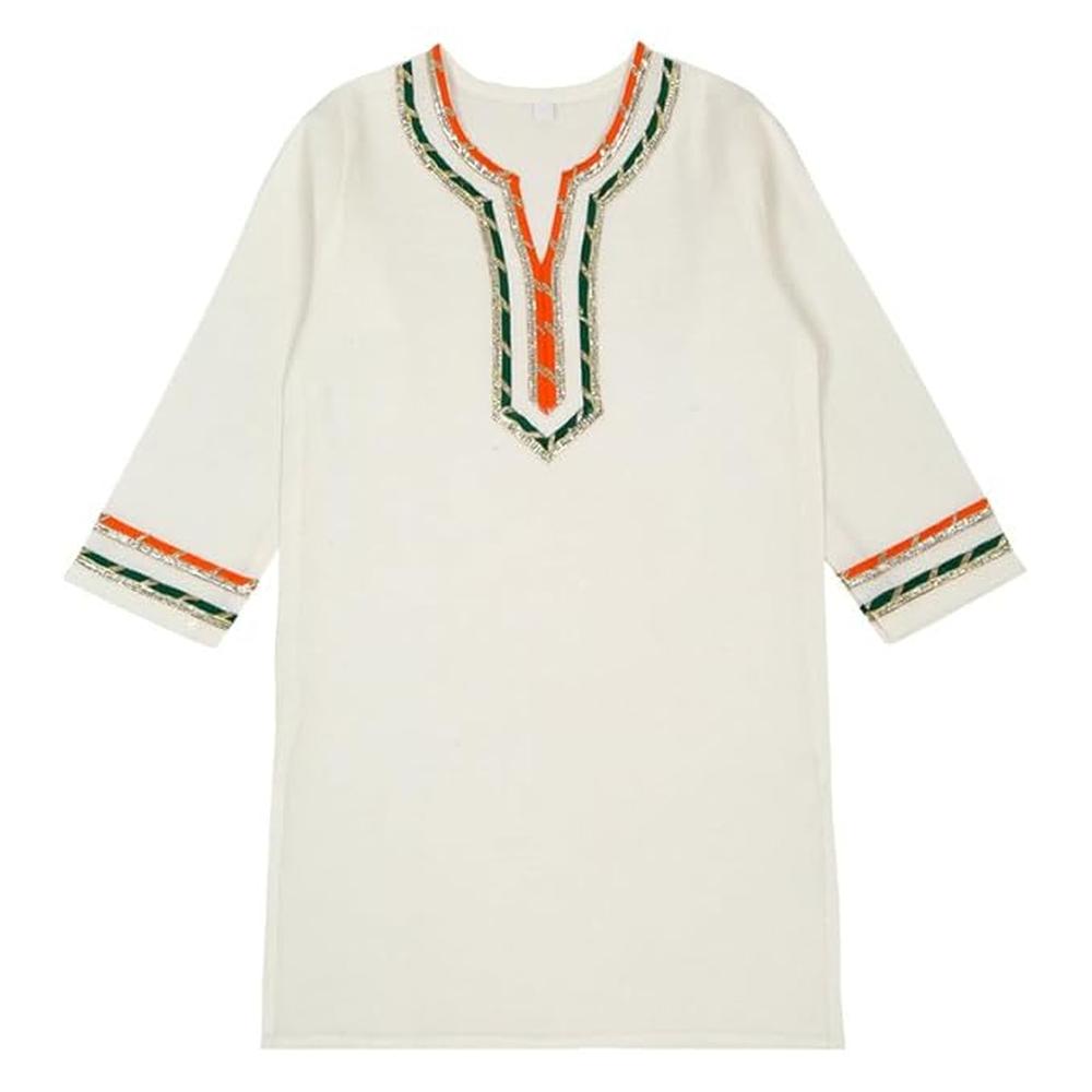 Little Ginnie Cotton Salwar Suit with Dupatta | White Ethnic Wear