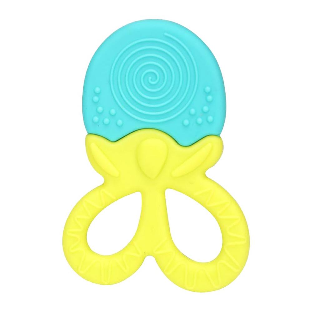 Mee Mee Multi Textured Silicone Teether Comforter - MM-1470-11BLU