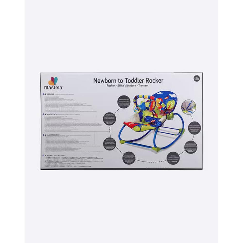 Mastela Newborn to Toddler Rocker | 2 Position Setting, 12 Melodies & Vibrations