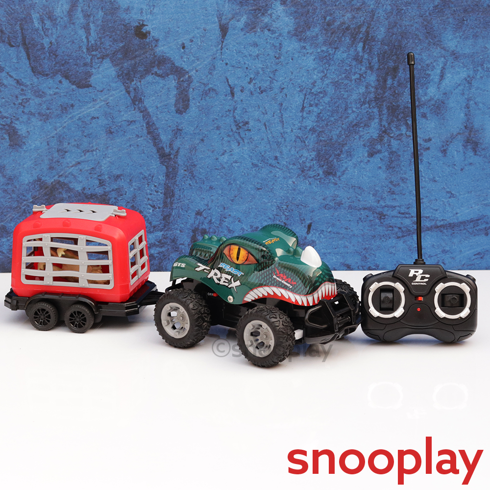 Remote Control Animal Racing Car with Cage (6-10 Years)