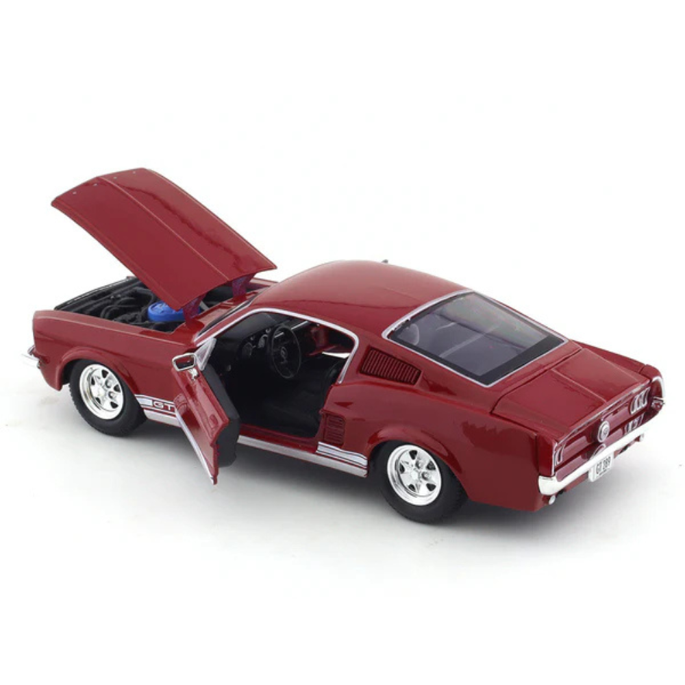 Maisto Original 1967 Ford Mustang GT Licensed Diecast Car | 1:24 Scale (14 Years till Grown Ups)