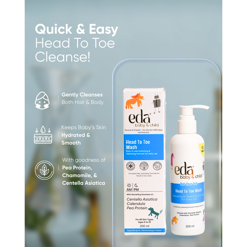 Eda Baby Head To Toe Wash - 200ml