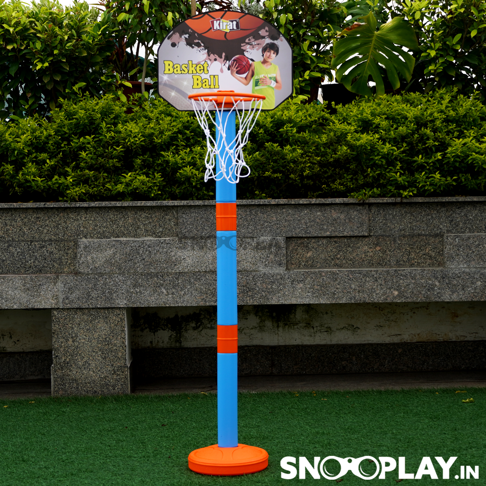 Basketball Set & Dart Game with Adjustable Height (3-10 Years)