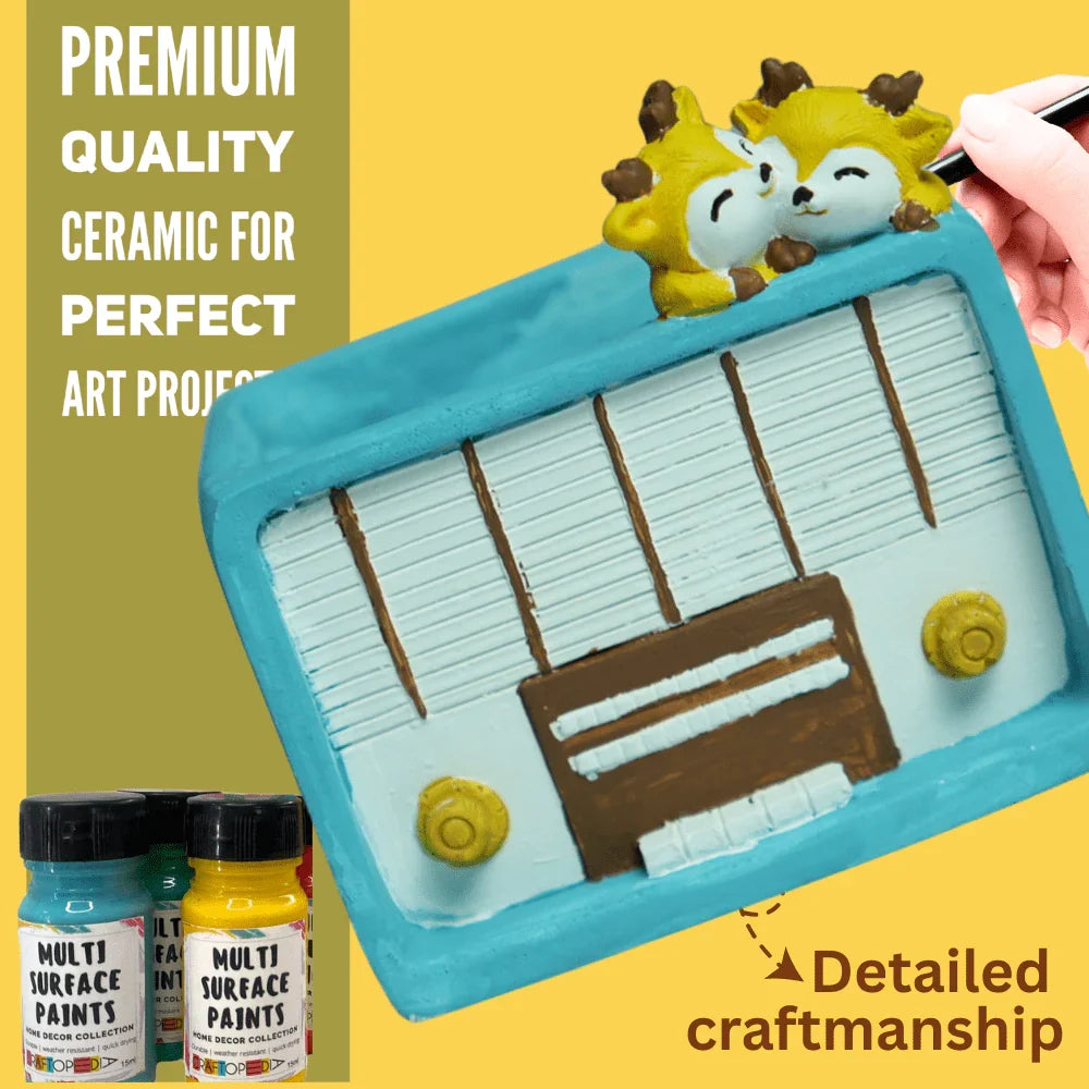 Craftopedia DIY Paint Your Own Retro Transistor