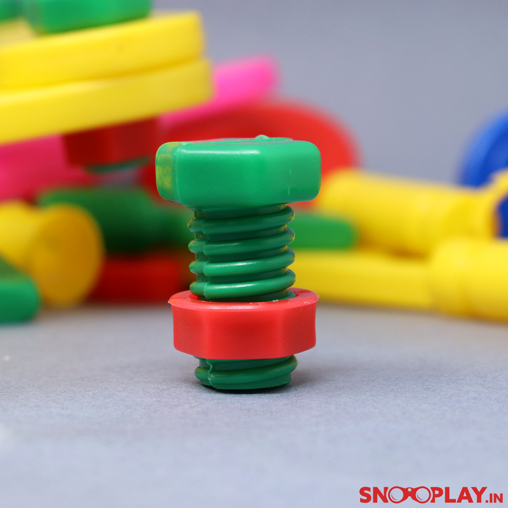 Girnar Little Engineer Building Blocks Bucket (2-6 Years)