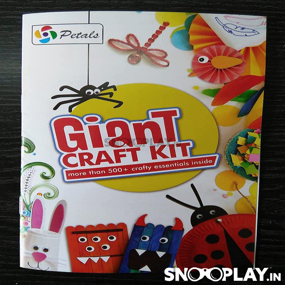 Petals Giant Craft Kit - 500+ Craft Essentials (5-10 Years)