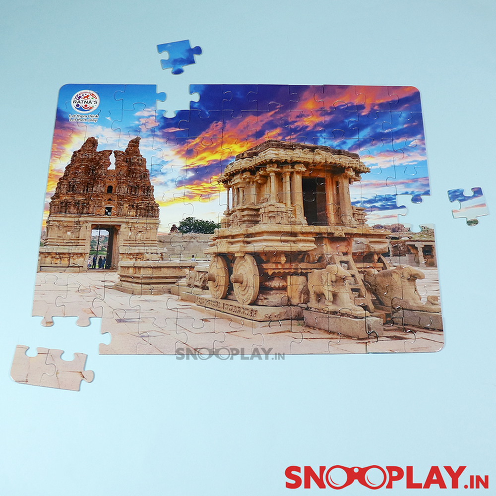 4 in 1 Wonders of India Jigsaw Puzzle - 140 Pieces (3-6 Years)