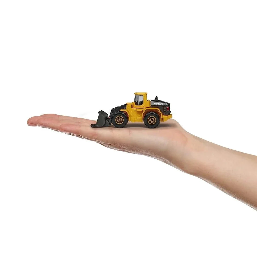 Set of 4 Licensed Volvo Construction Vehicles Set - Excavator, Wheel Loader, Dump Truck & Hauler