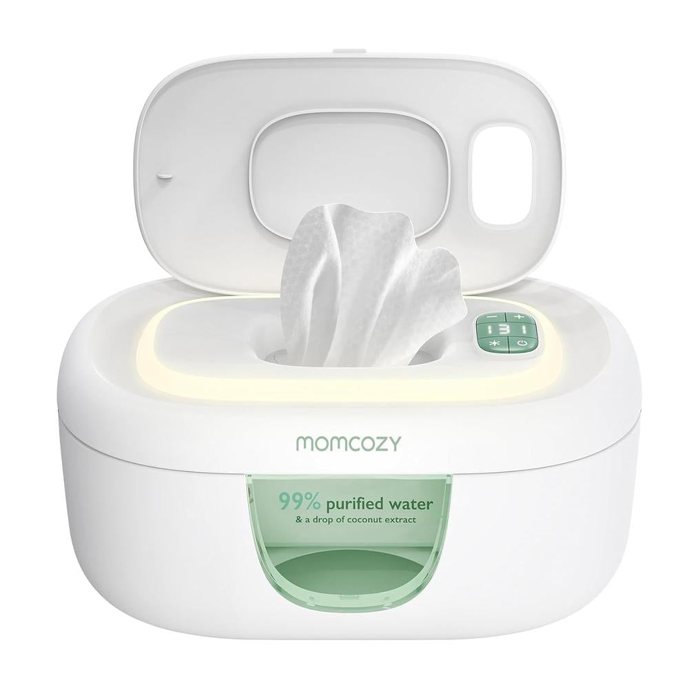 Momcozy Baby Wipe Warmer with Night Light - Large Capacity | 4 Modes of Temperature Heating Control