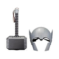 Original Marvel Avengers Thor Mjolnir Role Play Hammer & Helmet Combo Set