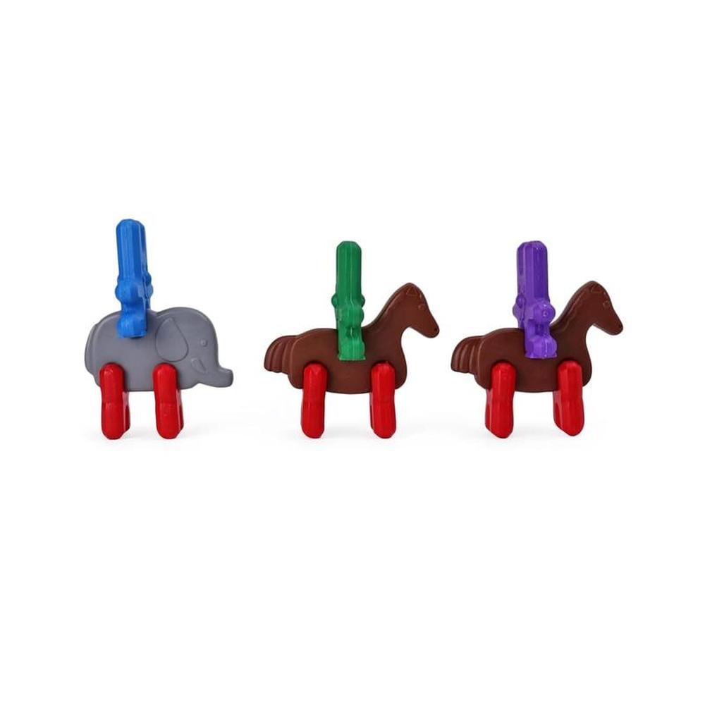 UATOYS Girnar Car Series Clown Mini Blocks Set - 58 Pieces (2-6 Years)