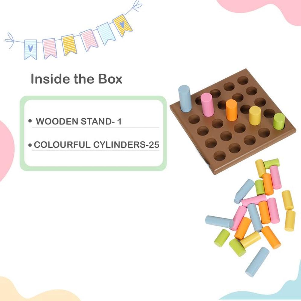 Little Ginnie Wooden Grading Cylinders Montessori Learning Toy
