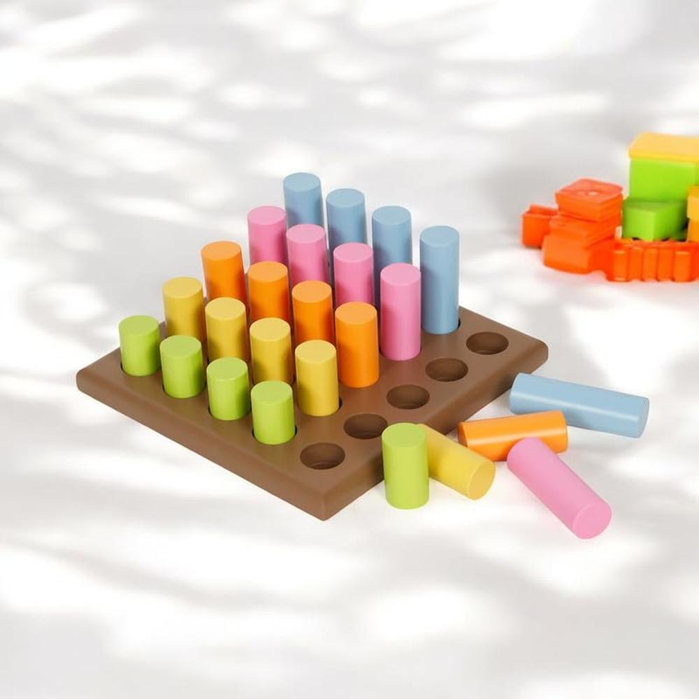 Little Ginnie Wooden Grading Cylinders Montessori Learning Toy