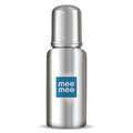 Mee Mee Premium Steel Feeding Bottle with Easy Flow Nipple - 240ml | L Size | SS304