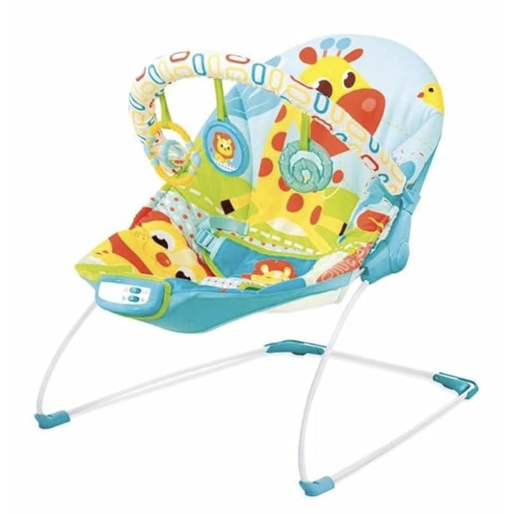 Mastela Music & Soothe Bouncer/Rocker Chair | 3 Position Setting, Melodies & Vibrations & Removable Toy Bar