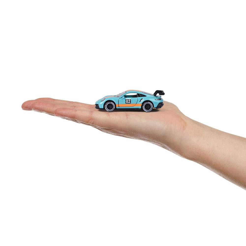 Set of 5 Licensed Majorette Diecast Cars (Porsche) - Porsche 917, Porsche 911 Carrera RS 2.7, Porsche 911 Carrera S, Porsche 935 K3, Porsche 911 GT3 Cup (992)