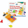 Open Ended Montessori Plug & Play Busy Board with Light & Sounds (1.5-3 Years)