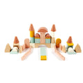Little Ginnie DIY Wooden Castle Building Blocks - 45 Pieces | Woodland Wonder
