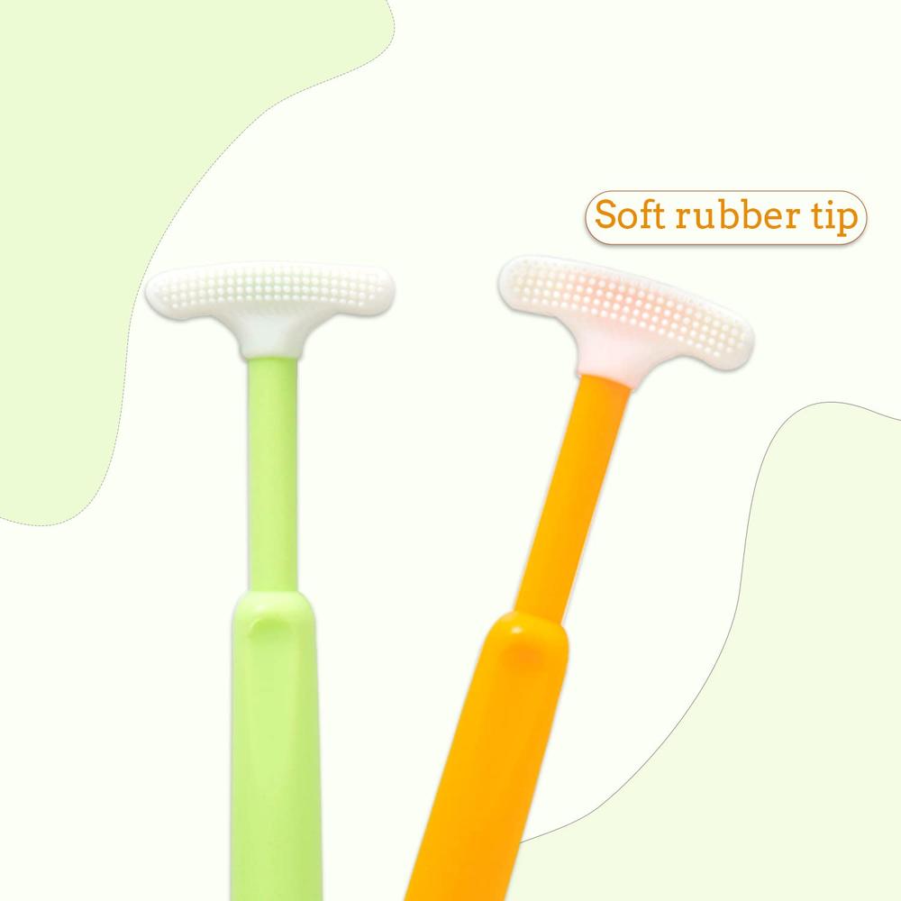 Mee Mee Tongue Cleaner for Baby | Oral Cleaner Toothbrush with Silicone Scraper