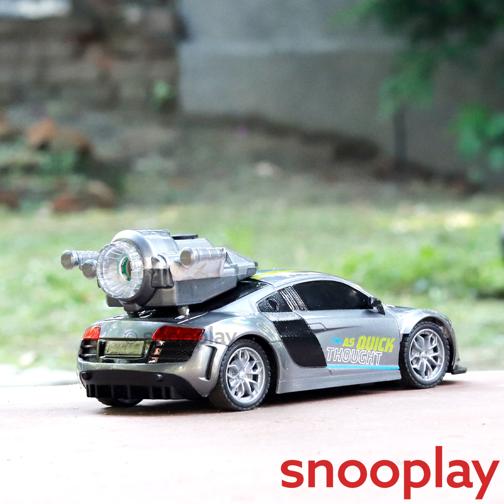 Remote Control Speed Racer Car with App Control & Smoke Spray | 1:24 Scale (5-12 Years) | Assorted Designs & Colors