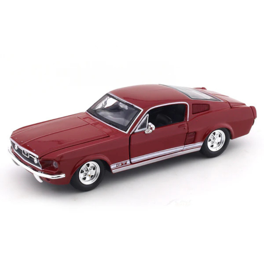 Maisto Original 1967 Ford Mustang GT Licensed Diecast Car | 1:24 Scale (14 Years till Grown Ups)