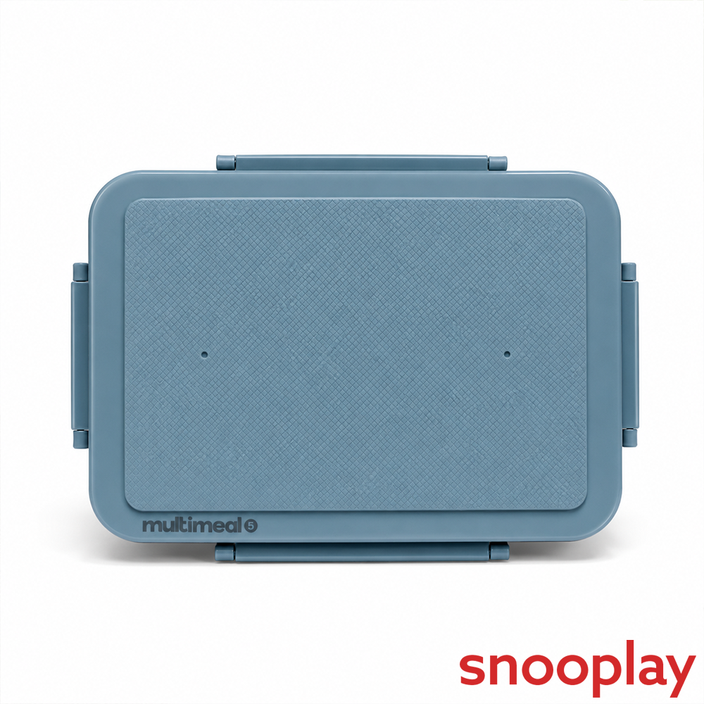 Jaypee Multi Meal 5 Compartments Insulated Lunch Box - 580ml | Grey