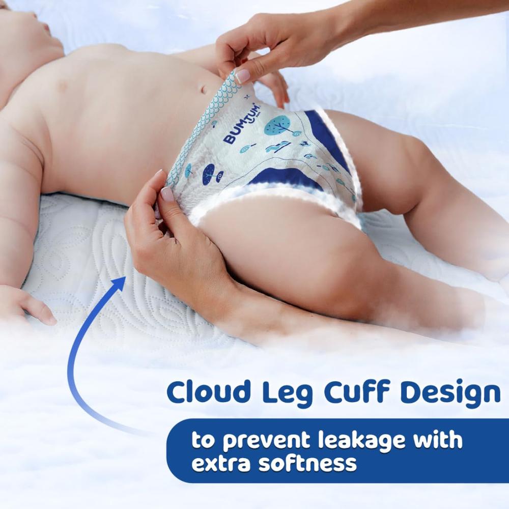 Bumtum (Size-L) New and Improved Diaper | 62 Pants |  | 9-14 Kgs