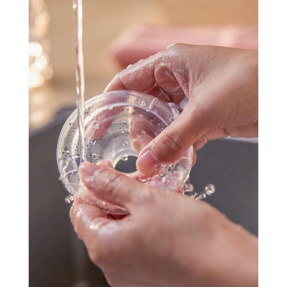 Philips Avent Manual Breast Pump - Soft Cushion Adapts to All Sizes | Combines Suction & Nipple stimulation | SCF430/10