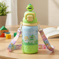 Mee Mee 3-in-1 Oasis Sip Insulated Water Bottle with Strap - 460ml (SUS316) | Straw, Spout & Sip Lid | 12H Cold & 8H Hot