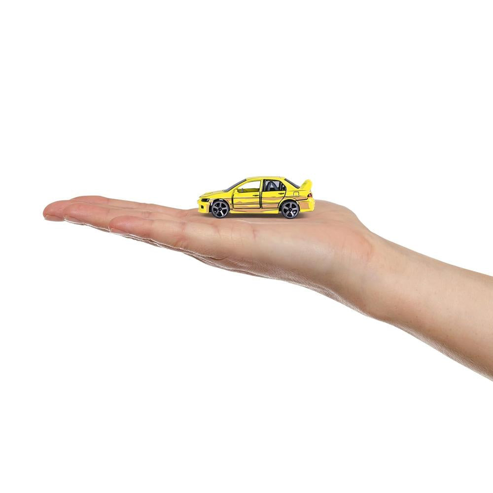 Set of 5 Licensed Majorette Diecast Cars (JDM Legends) - Honda Civic Type R EK9, Nissan Cefiro A31, Nissan Skyline GT-R R34, Toyota Supra JZA80, Mitsubishi Lancer Evolution 9
