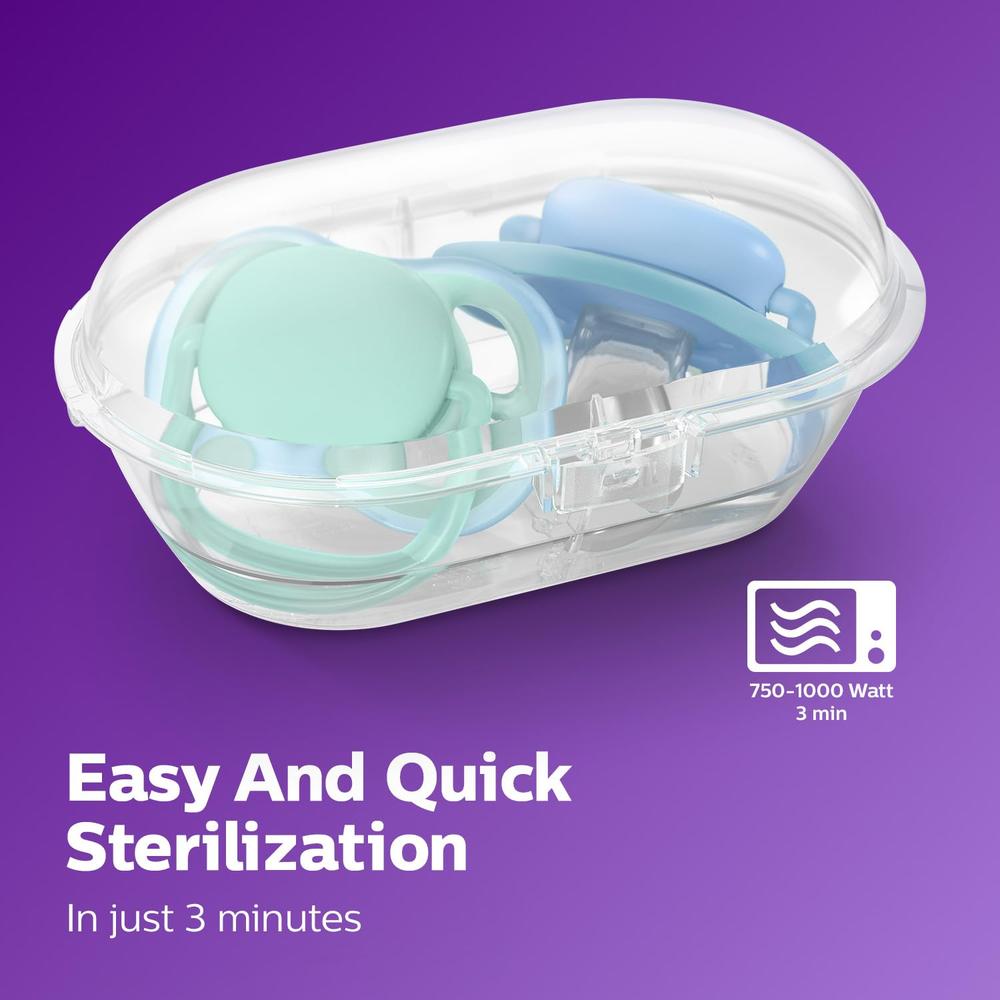 Philips Avent Ultra Air Pack of 2 Soother | Orthodontic & BPA Free (SCF085/61)