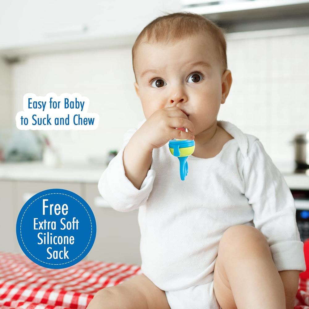 Mee Mee Advanced Fruit & Food Nutritional Baby Feeder - Blue