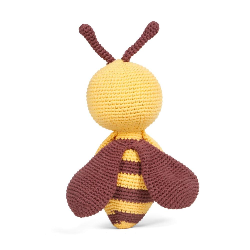Little Ginnie Honey Bee Crochet Soft Toy - Handmade Soft Doll