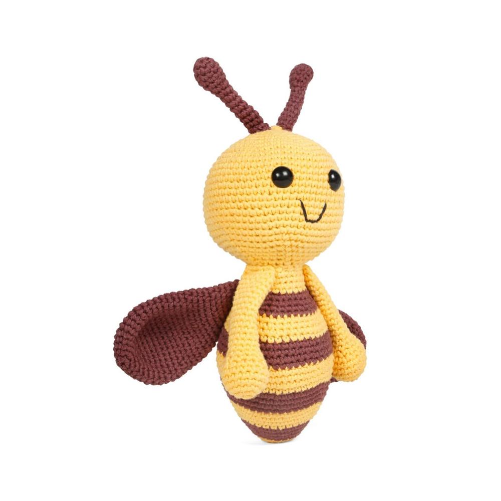 Little Ginnie Honey Bee Crochet Soft Toy - Handmade Soft Doll