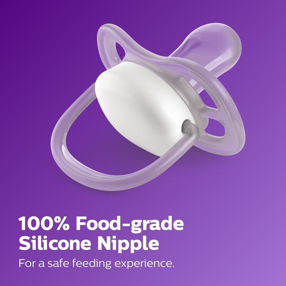 Philips Avent Ultra Air Pack of 2 Soother | Orthodontic & BPA Free (SCF085/61)