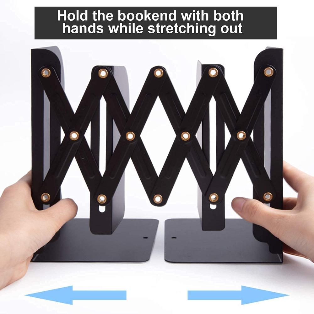 Ilearnngrow Foldable Expandable Metal Book Shelf - Kids Book Storage